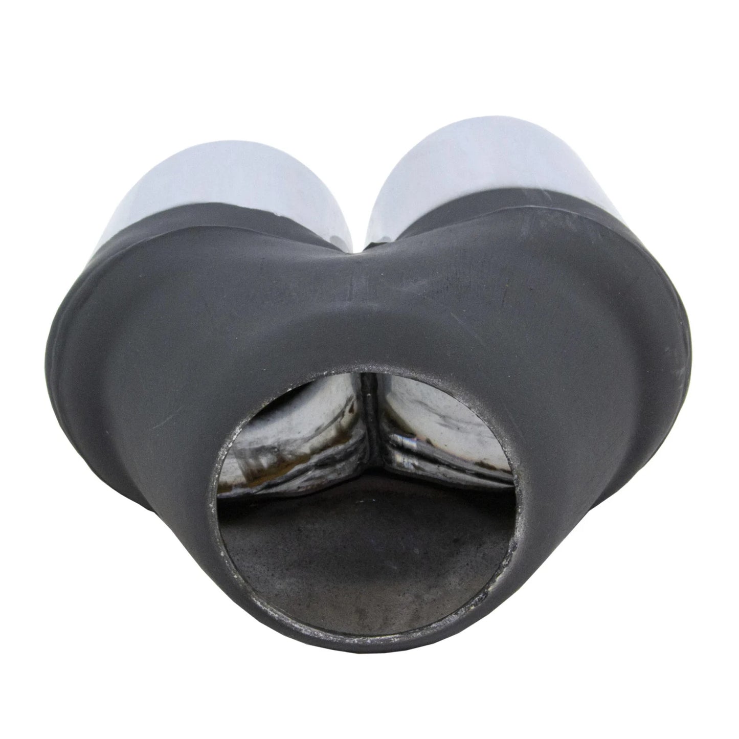 3" Rolled In Twin Exhaust Tip