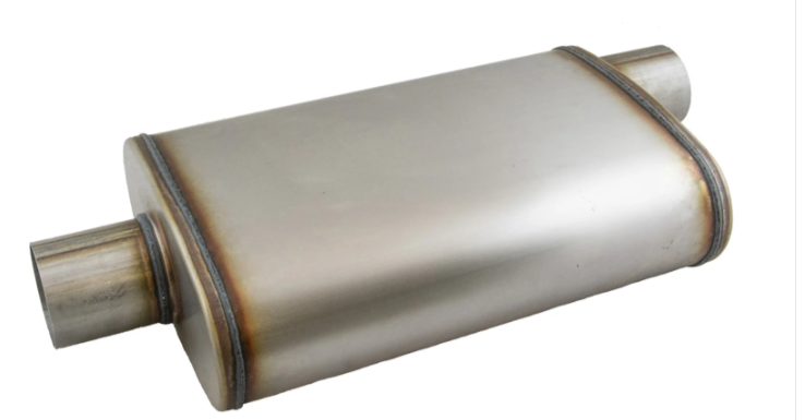 3.5" Stainless 14" Oval Muffler