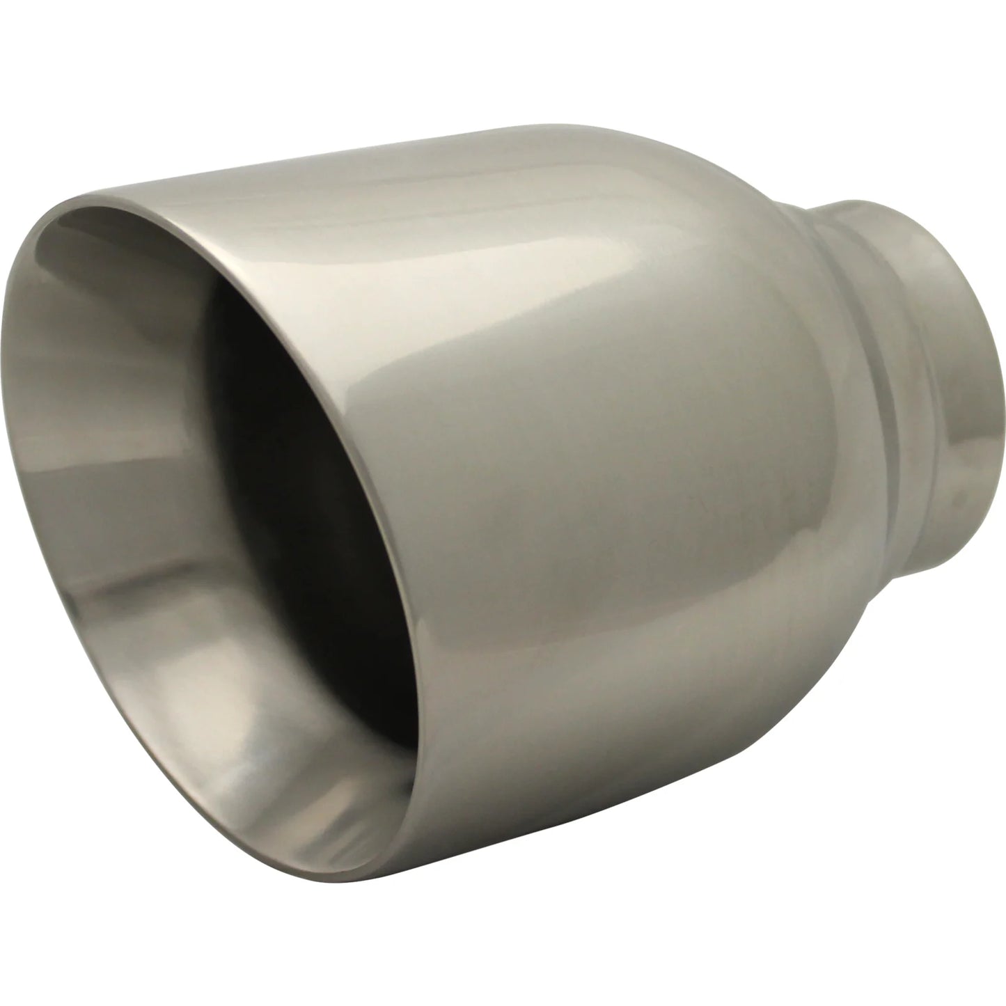 4" Angle Cut Dual Wall Short Exhaust Tip