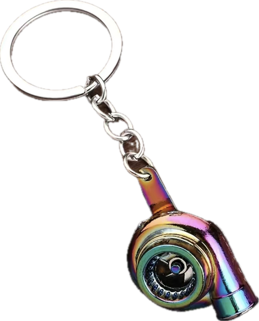 Rainbow Turbo Keychain