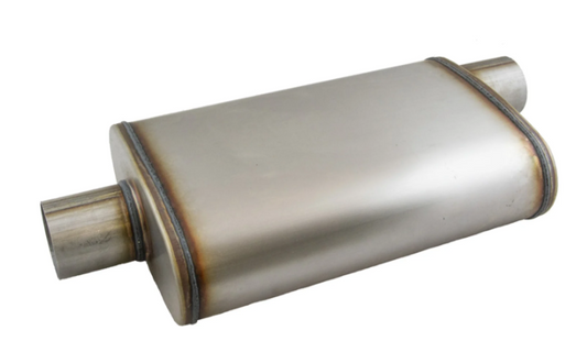 3" Stainless 14" Oval Muffler