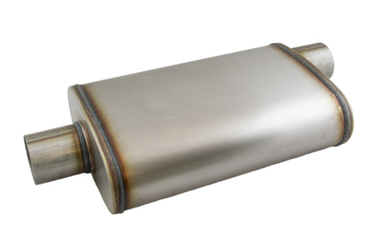 2" Stainless 14" Oval Muffler